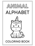 Animal Alphabet coloring book
