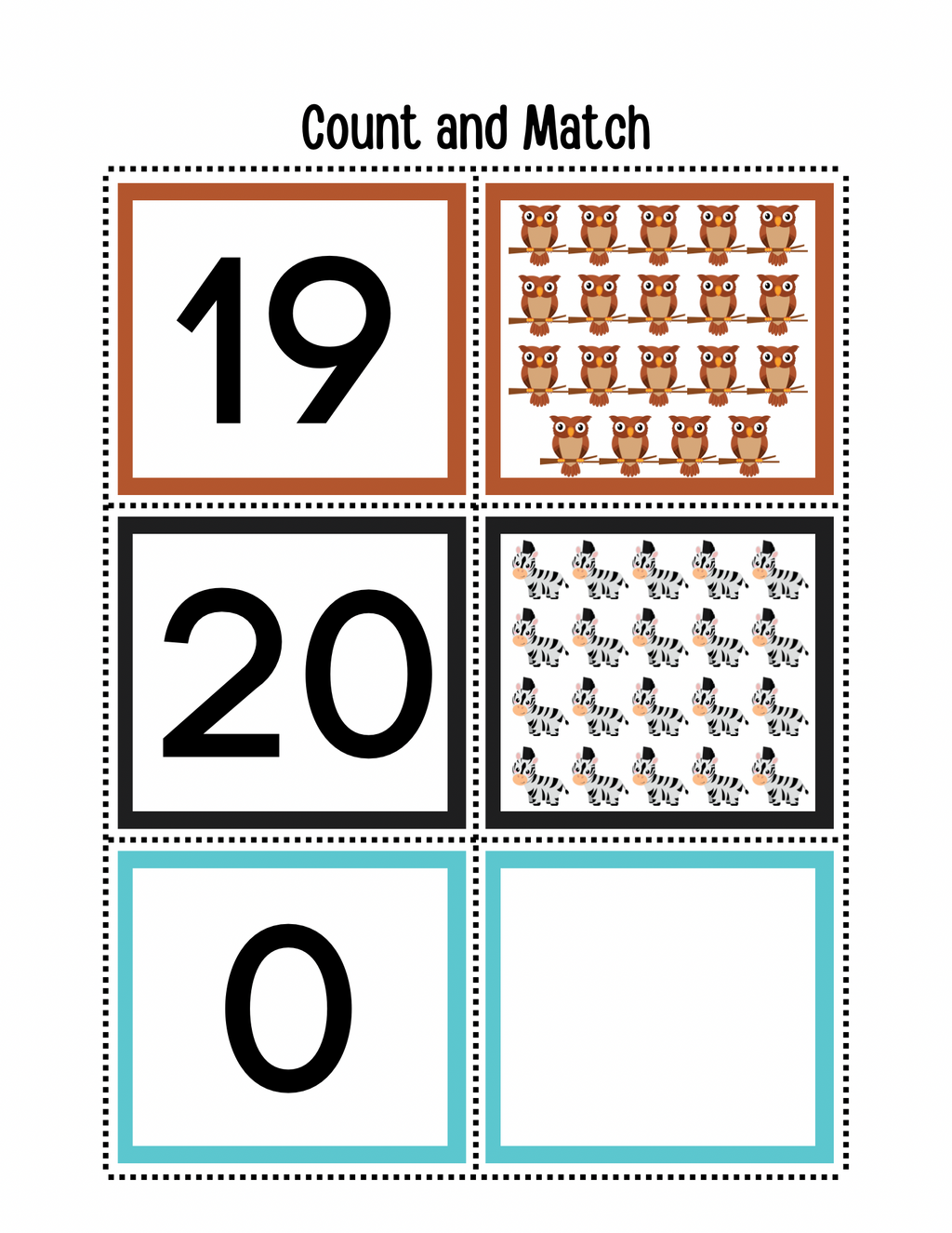 Count and match