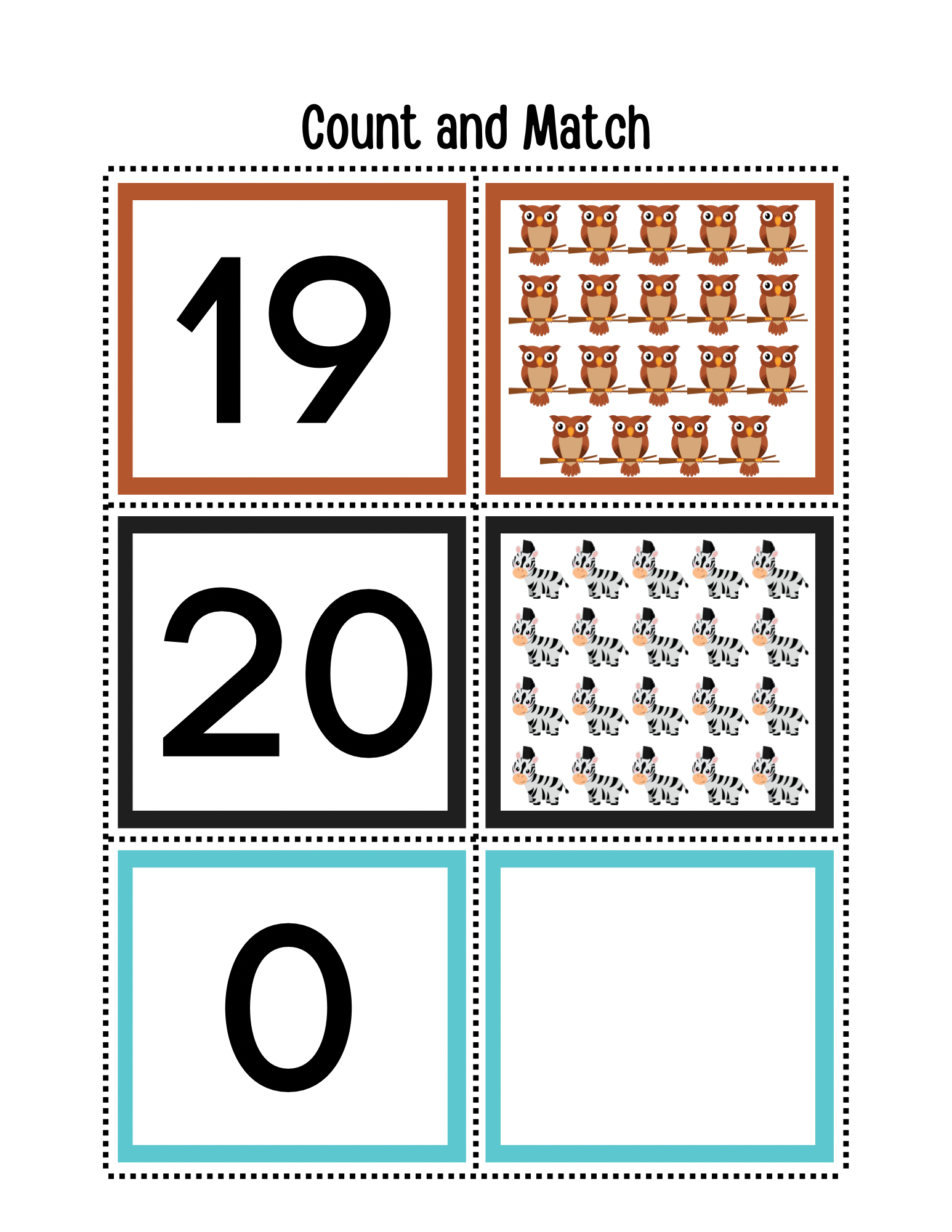Count and match