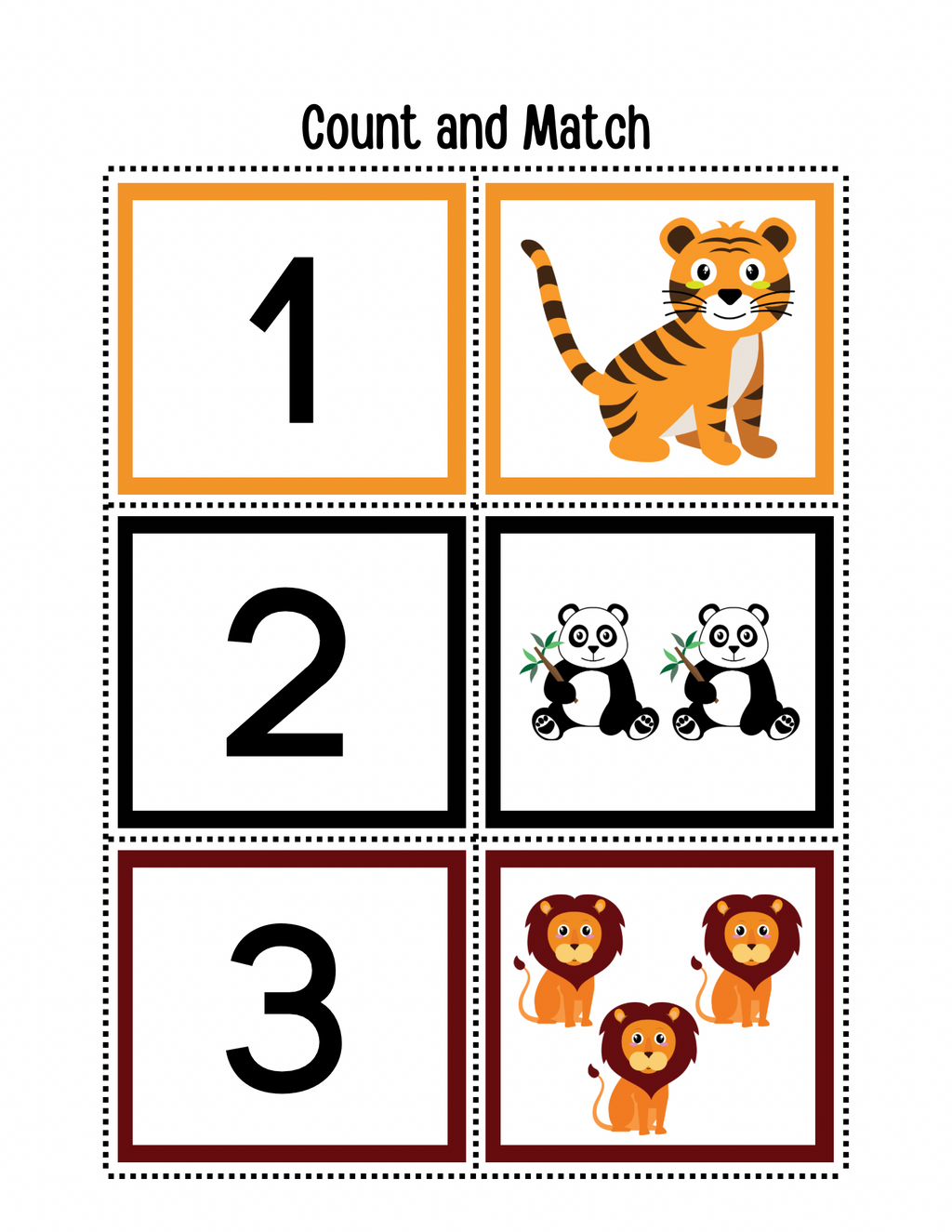 Count and match