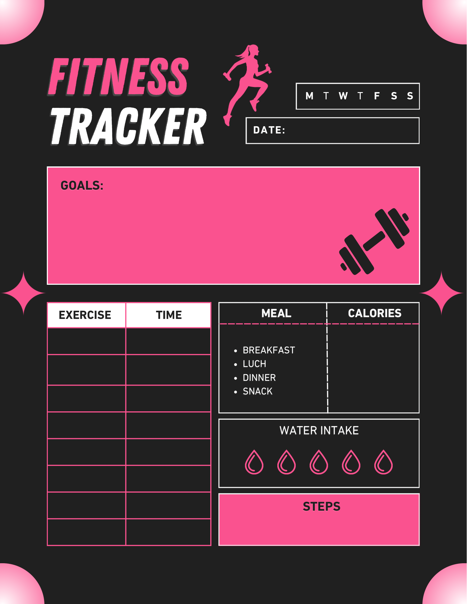Fitness tracker