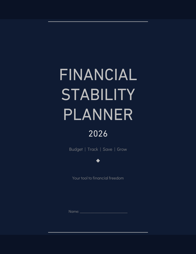 Financial Stability Planner