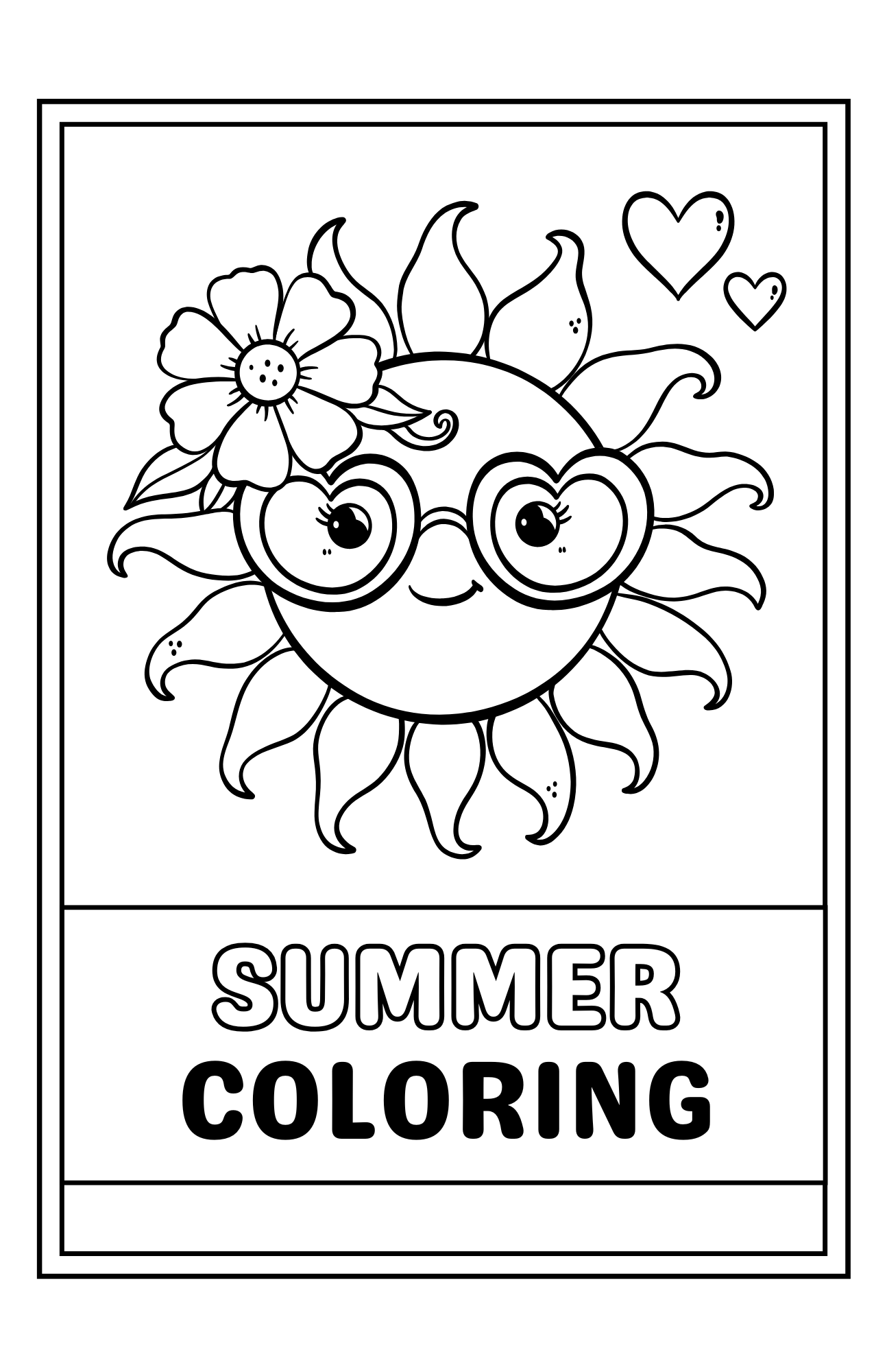 Kids Summer coloring Book